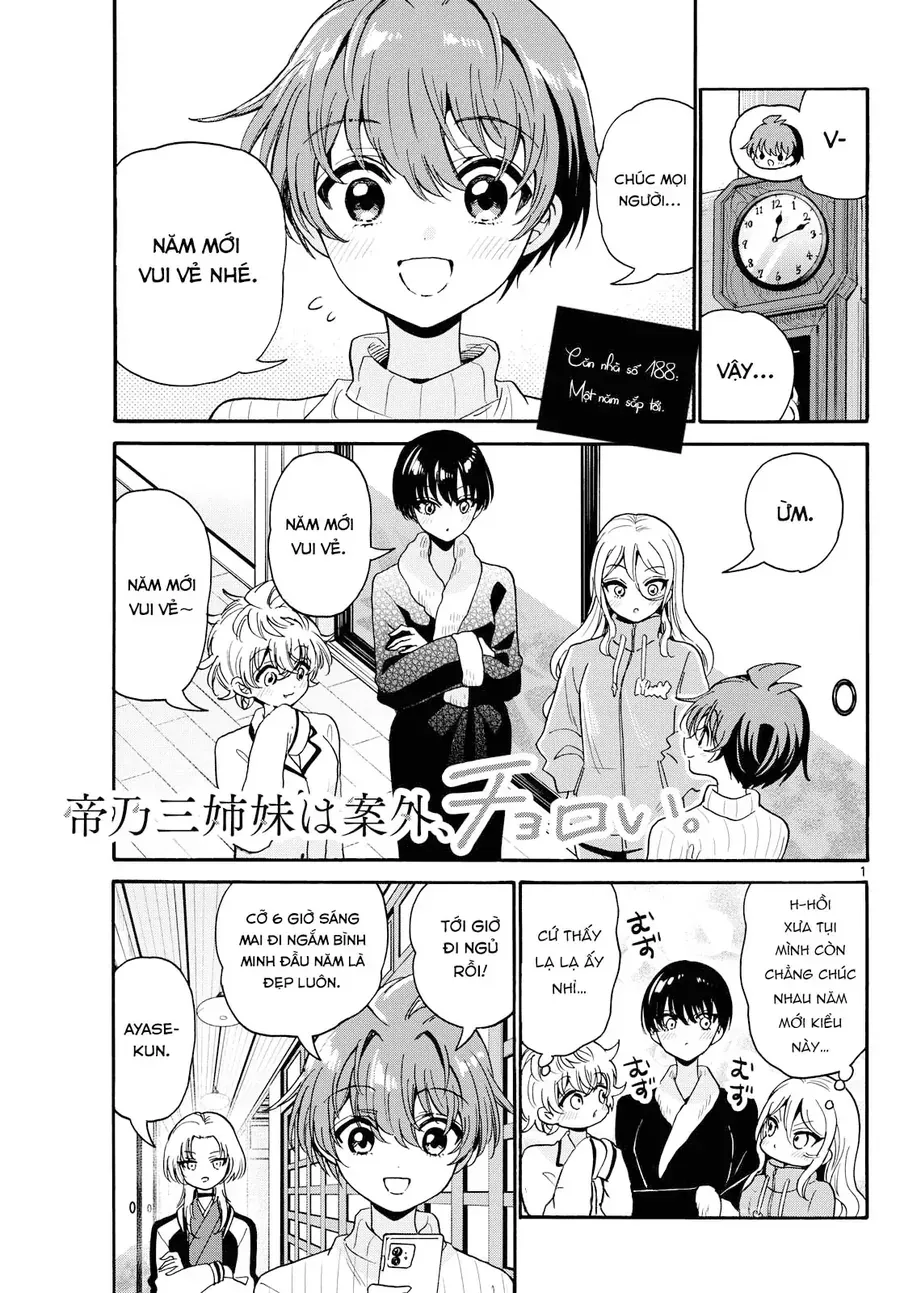 Ba Chị Em Nhà Mikadono Dễ Đối Phó Thật Đấy Chap 188 - Next Chap 189