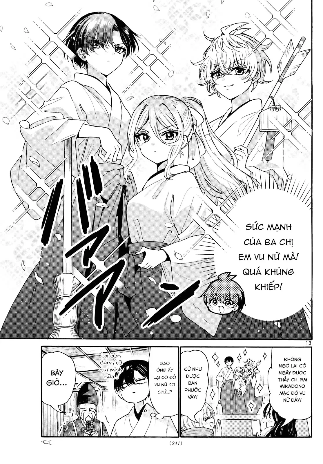 Ba Chị Em Nhà Mikadono Dễ Đối Phó Thật Đấy Chap 189 - Next Chap 190