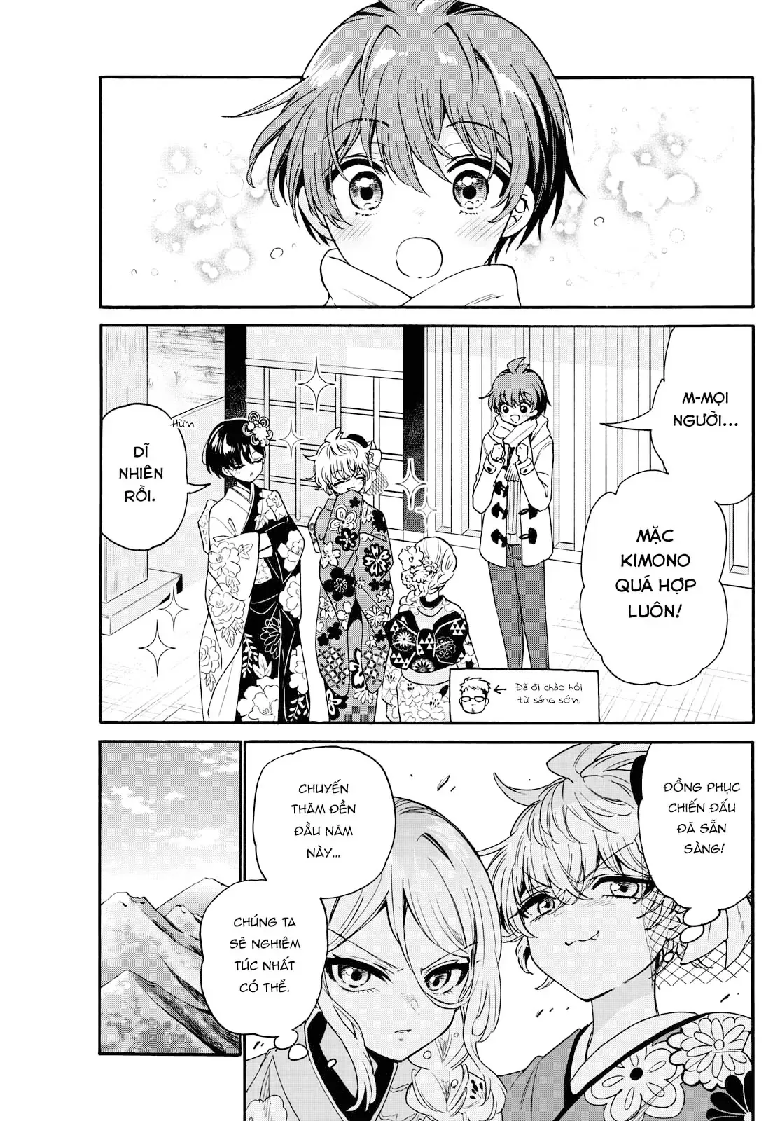 Ba Chị Em Nhà Mikadono Dễ Đối Phó Thật Đấy Chap 189 - Next Chap 190