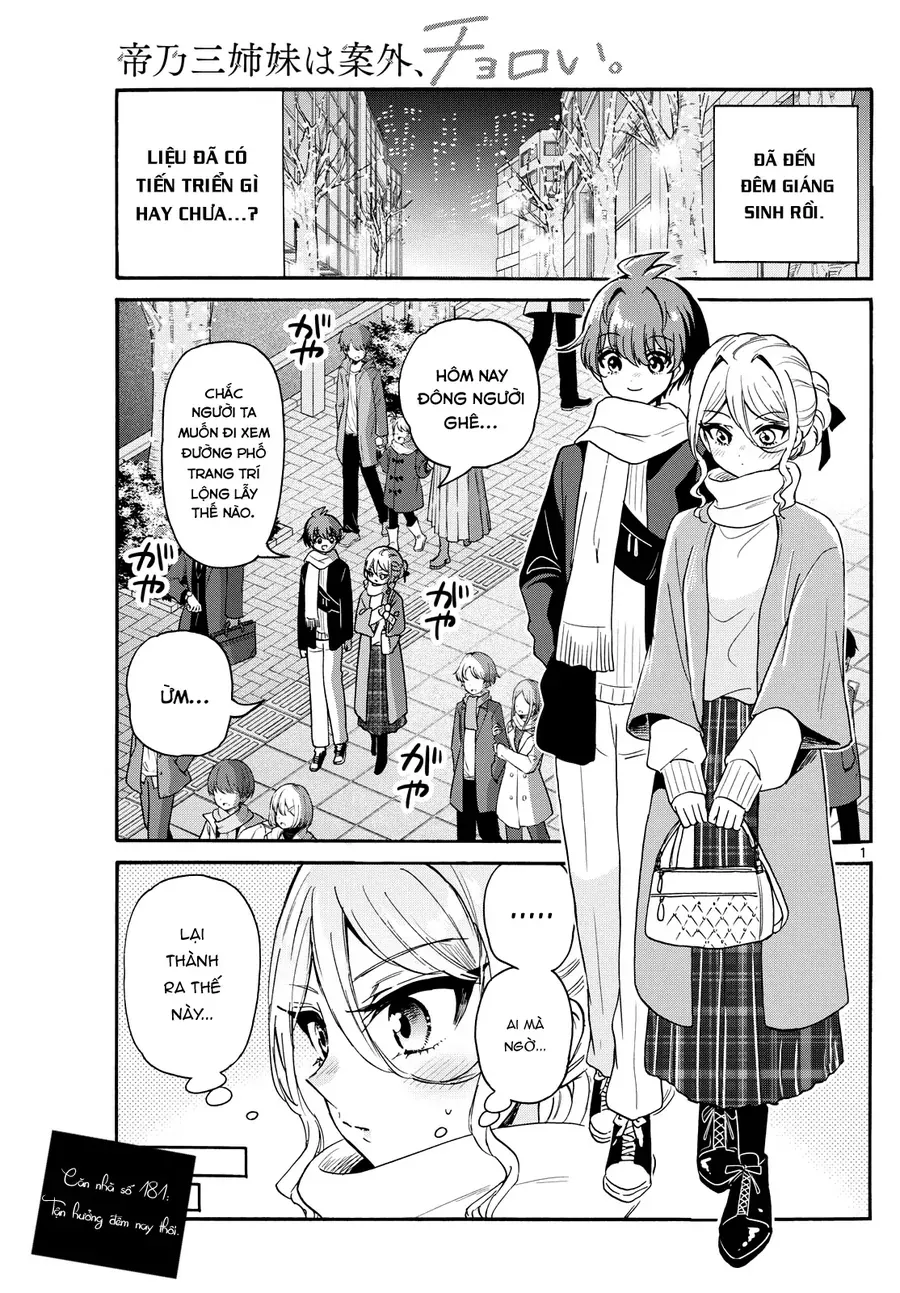 Ba Chị Em Nhà Mikadono Dễ Đối Phó Thật Đấy Chap 184 - Next Chap 185