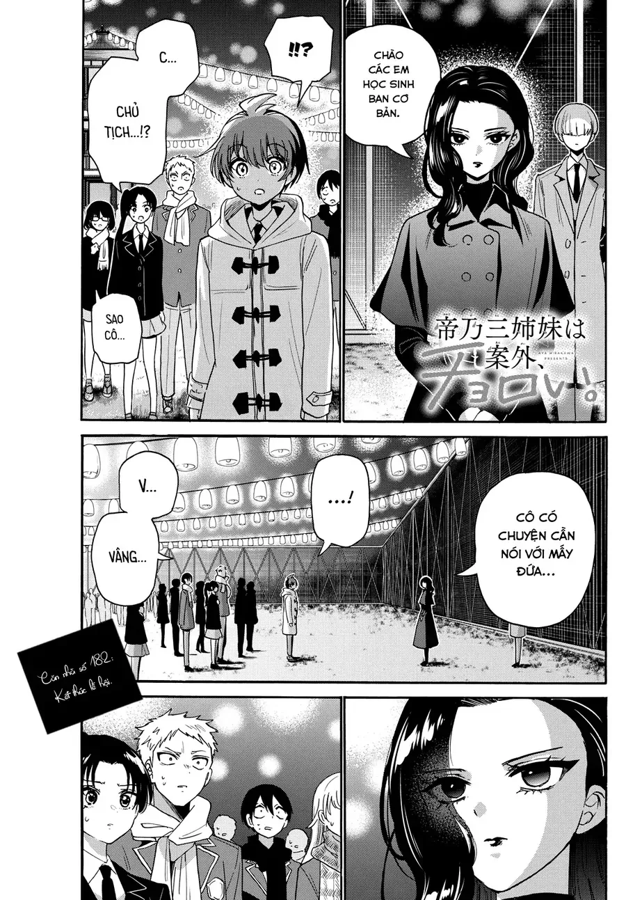 Ba Chị Em Nhà Mikadono Dễ Đối Phó Thật Đấy Chap 182 - Next Chap 183