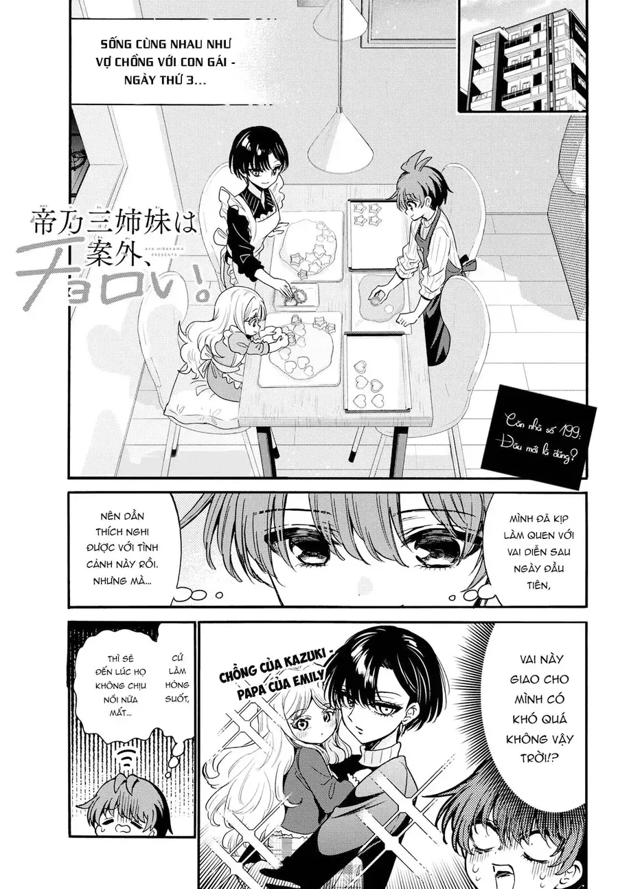 Ba Chị Em Nhà Mikadono Dễ Đối Phó Thật Đấy Chap 199 - Next Chap 200