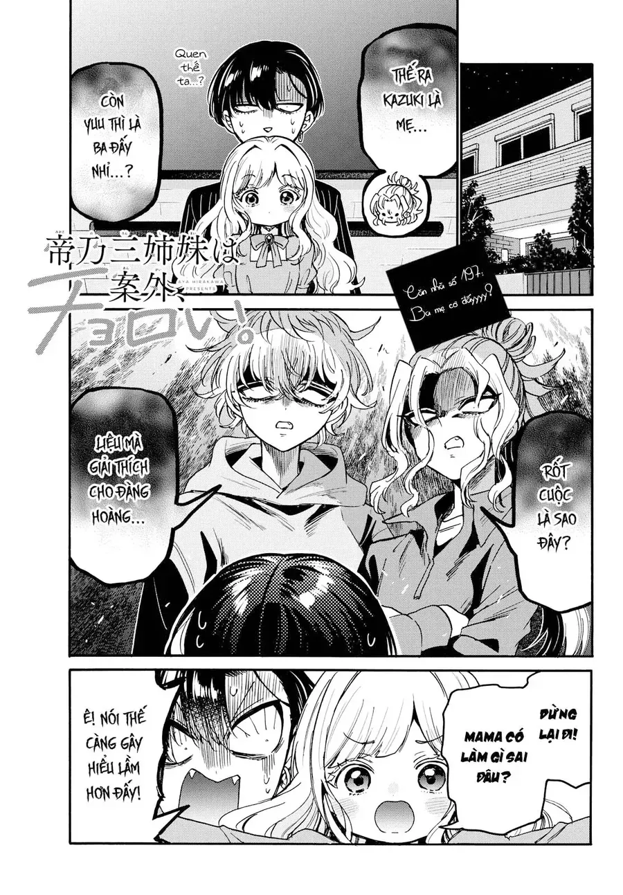 Ba Chị Em Nhà Mikadono Dễ Đối Phó Thật Đấy Chap 197 - Next Chap 198