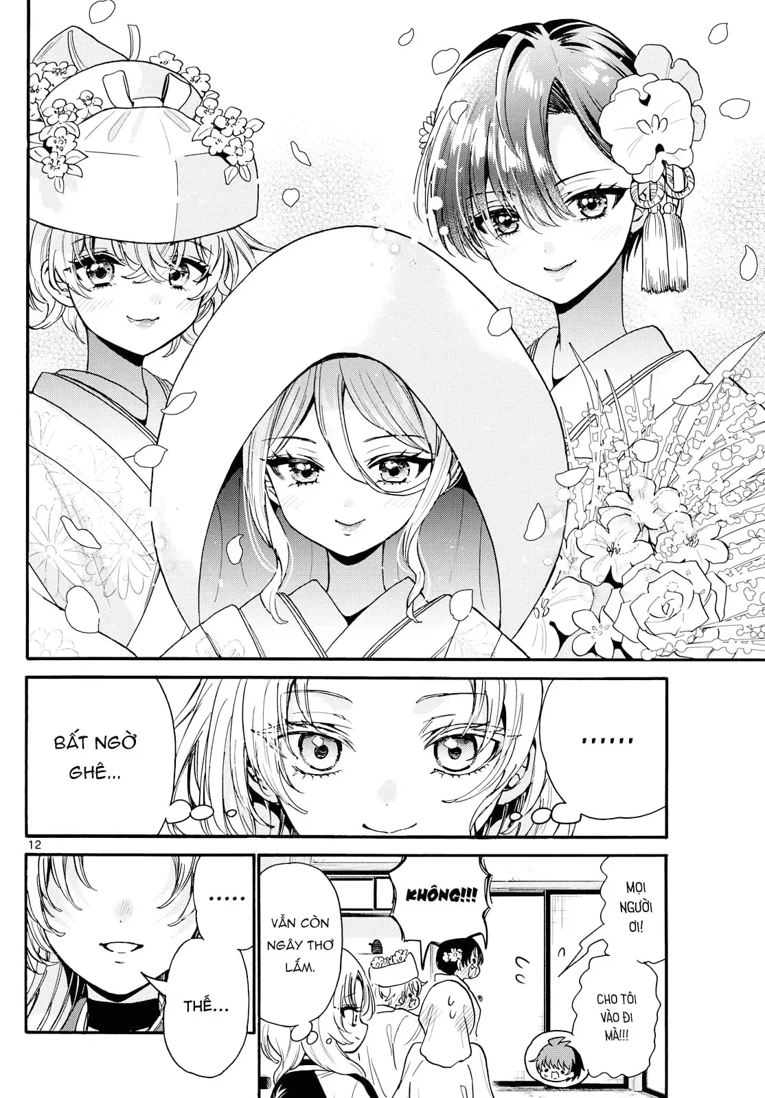 Ba Chị Em Nhà Mikadono Dễ Đối Phó Thật Đấy Chap 190 - Next Chap 191