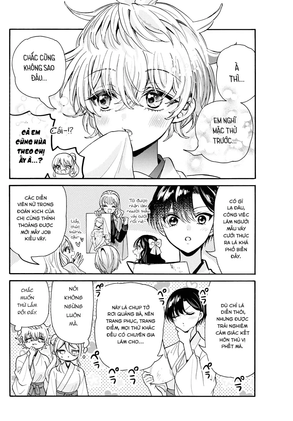 Ba Chị Em Nhà Mikadono Dễ Đối Phó Thật Đấy Chap 190 - Next Chap 191