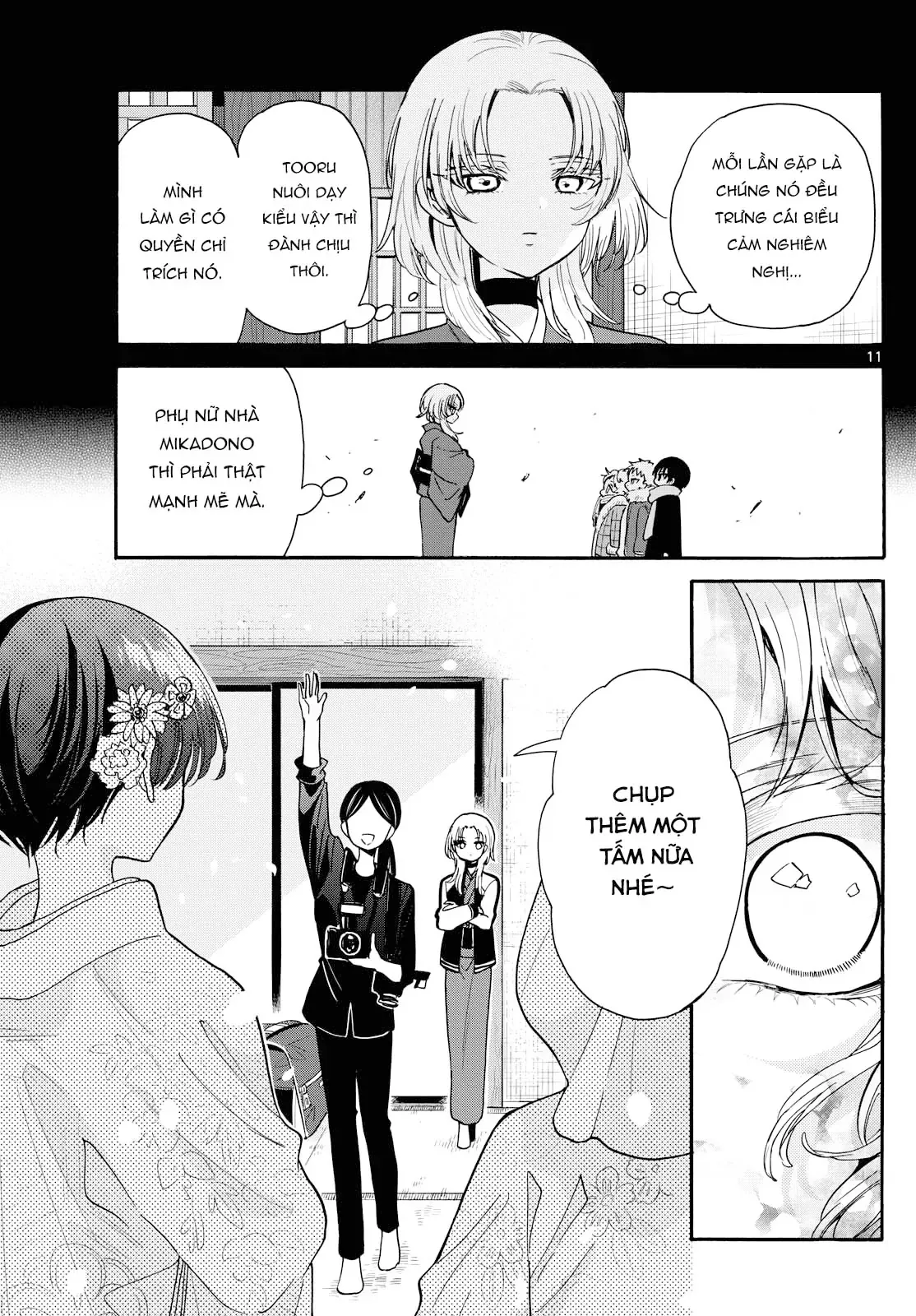 Ba Chị Em Nhà Mikadono Dễ Đối Phó Thật Đấy Chap 190 - Next Chap 191