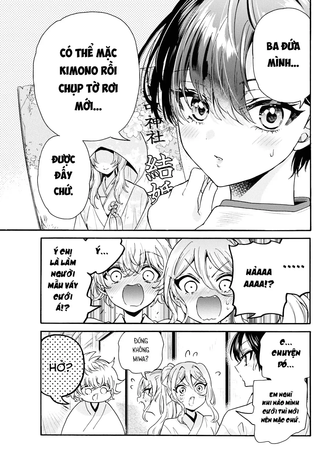 Ba Chị Em Nhà Mikadono Dễ Đối Phó Thật Đấy Chap 190 - Next Chap 191