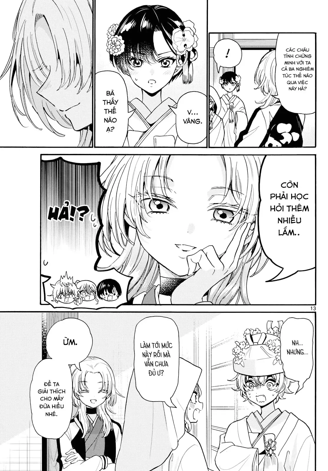 Ba Chị Em Nhà Mikadono Dễ Đối Phó Thật Đấy Chap 190 - Next Chap 191