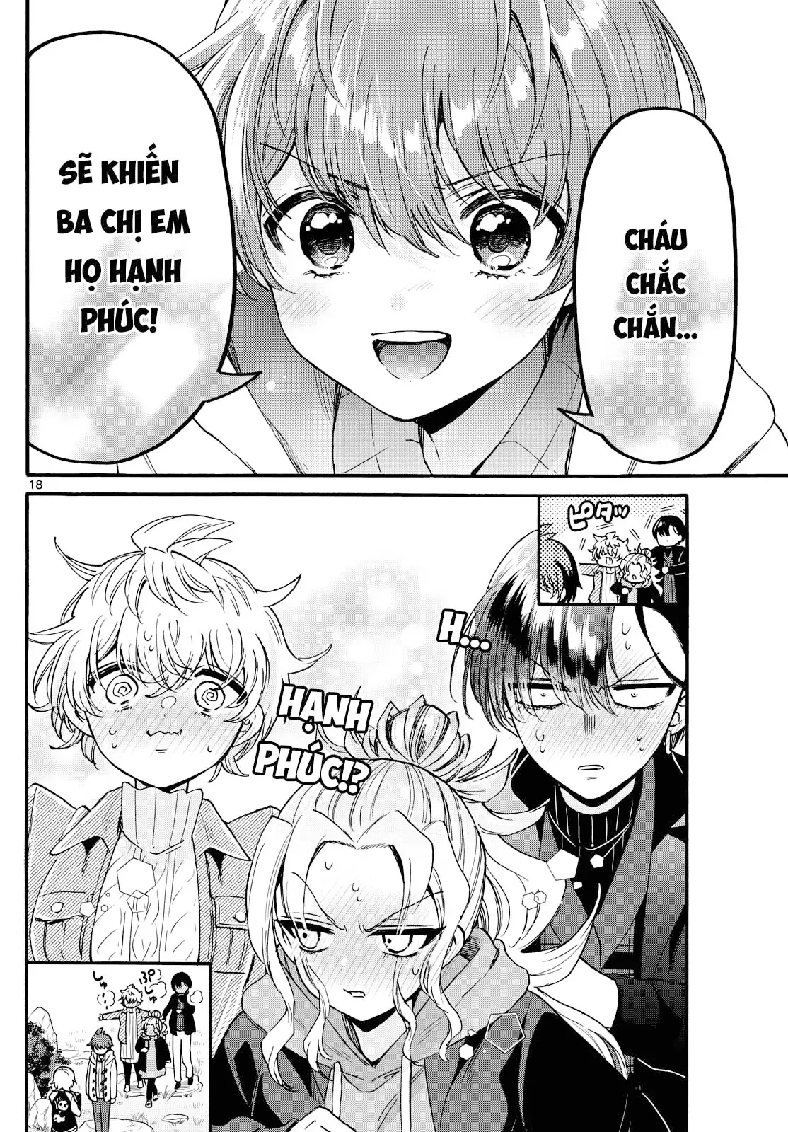 Ba Chị Em Nhà Mikadono Dễ Đối Phó Thật Đấy Chap 191 - Next Chap 192