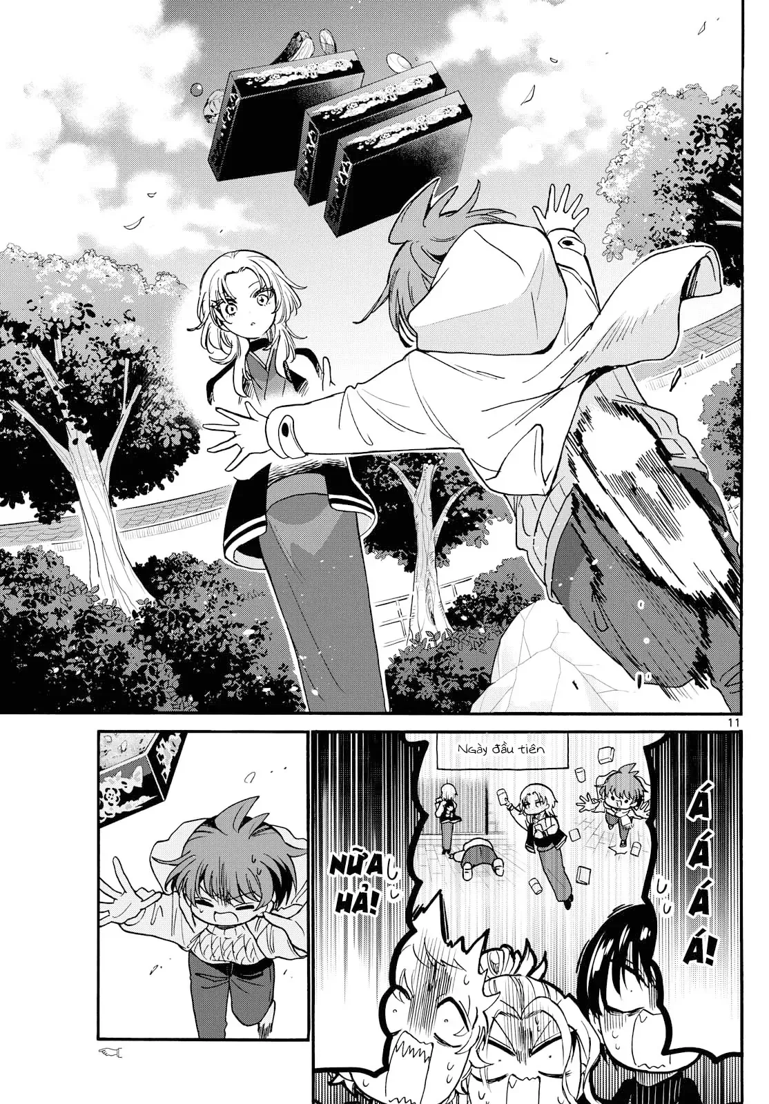 Ba Chị Em Nhà Mikadono Dễ Đối Phó Thật Đấy Chap 191 - Next Chap 192