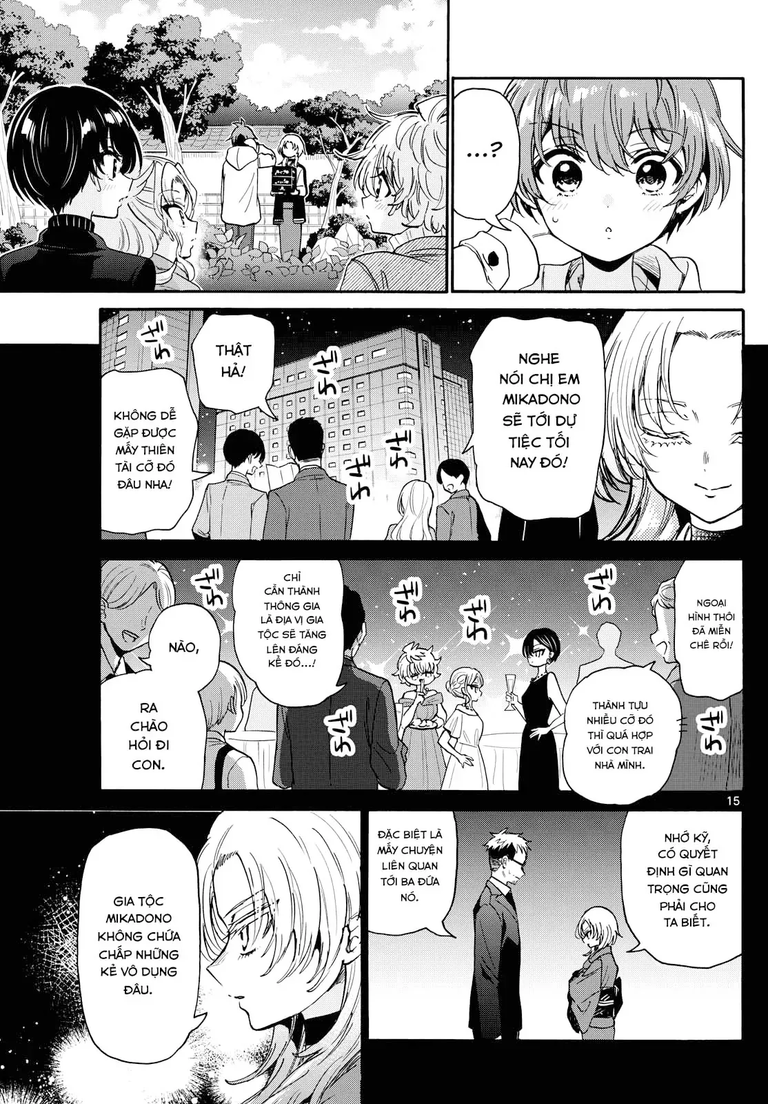 Ba Chị Em Nhà Mikadono Dễ Đối Phó Thật Đấy Chap 191 - Next Chap 192