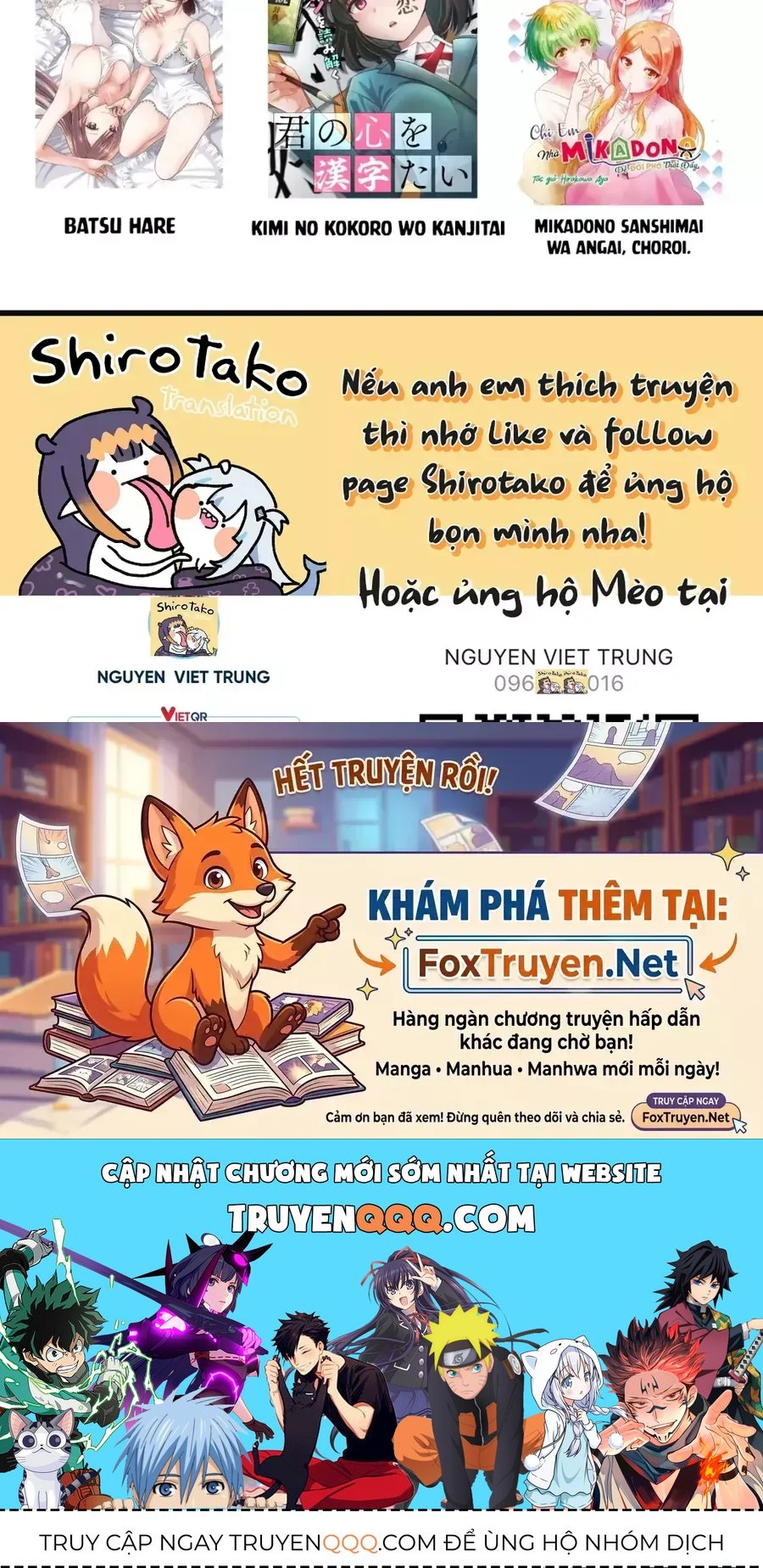 Ba Chị Em Nhà Mikadono Dễ Đối Phó Thật Đấy Chap 204 - Next Chap 205