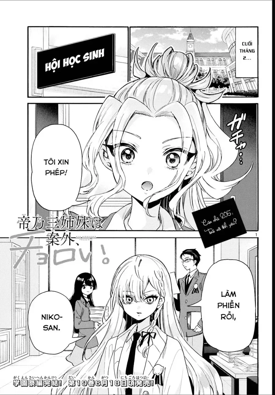 Ba Chị Em Nhà Mikadono Dễ Đối Phó Thật Đấy Chap 205 - Next Chap 206