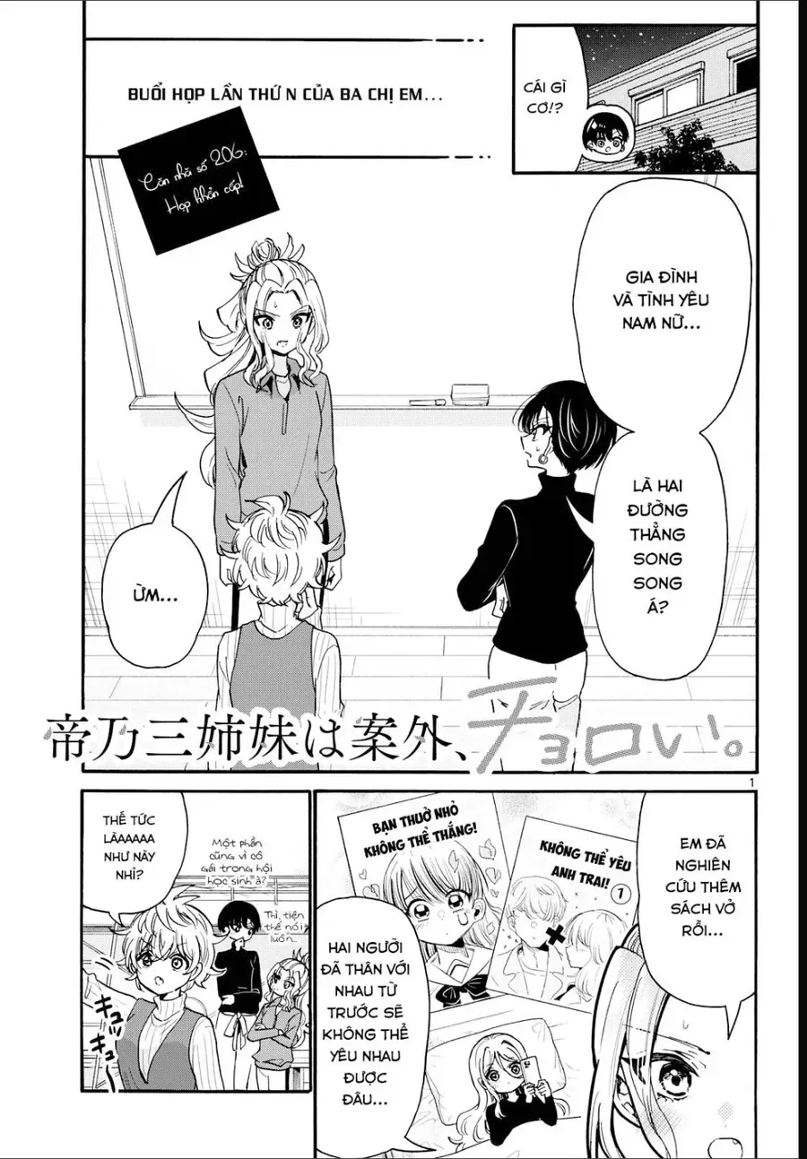 Ba Chị Em Nhà Mikadono Dễ Đối Phó Thật Đấy Chap 206 - Next Chap 207
