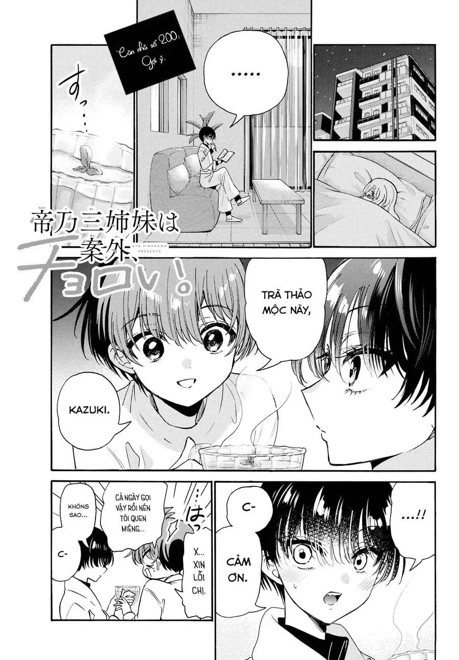 Ba Chị Em Nhà Mikadono Dễ Đối Phó Thật Đấy Chap 200 - Next Chap 201