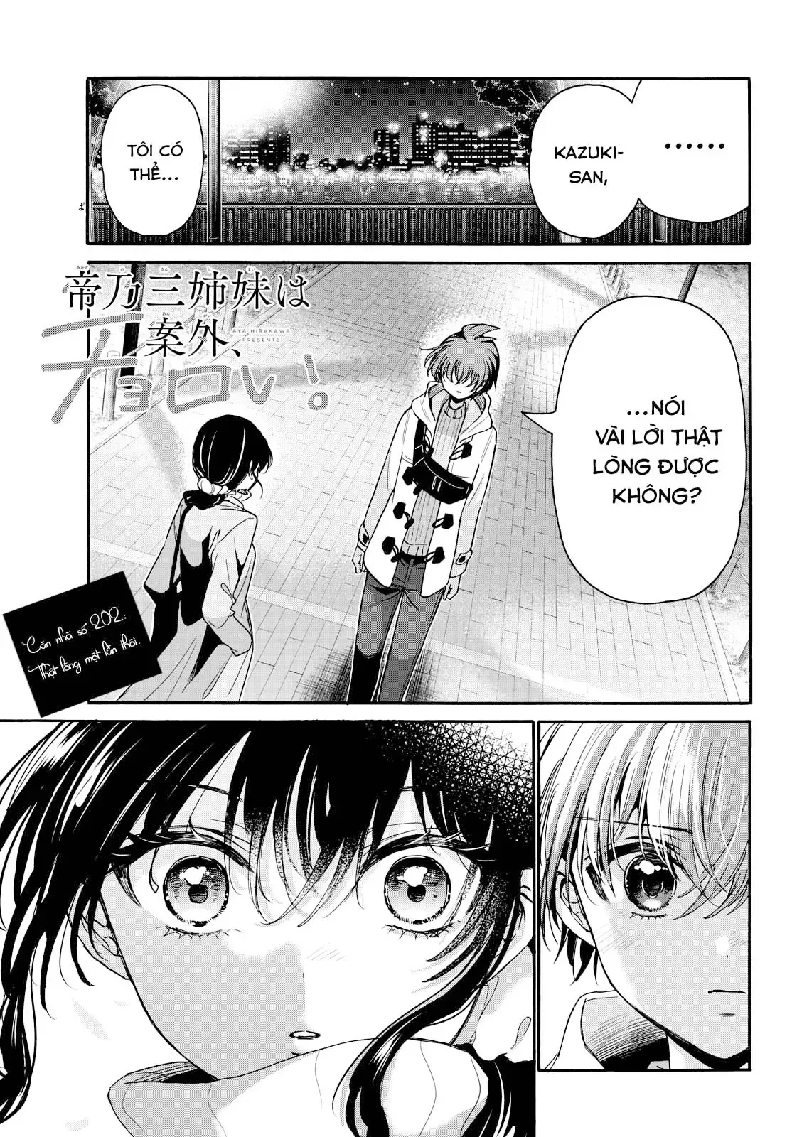 Ba Chị Em Nhà Mikadono Dễ Đối Phó Thật Đấy Chap 202 - Next Chap 203