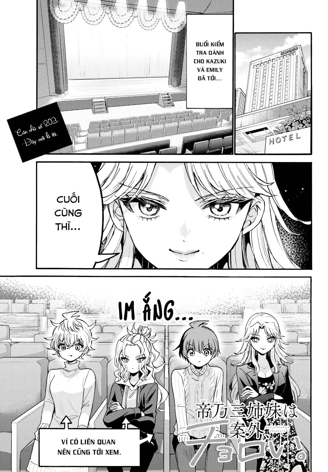 Ba Chị Em Nhà Mikadono Dễ Đối Phó Thật Đấy Chap 203 - Next Chap 204