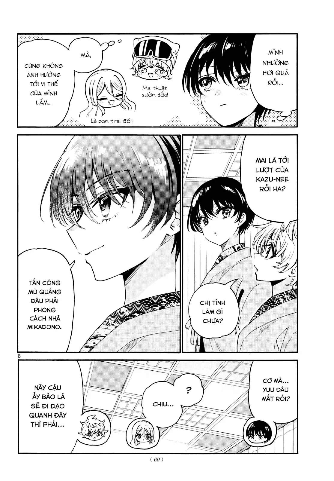 Ba Chị Em Nhà Mikadono Dễ Đối Phó Thật Đấy Chap 215 - Next Chap 216