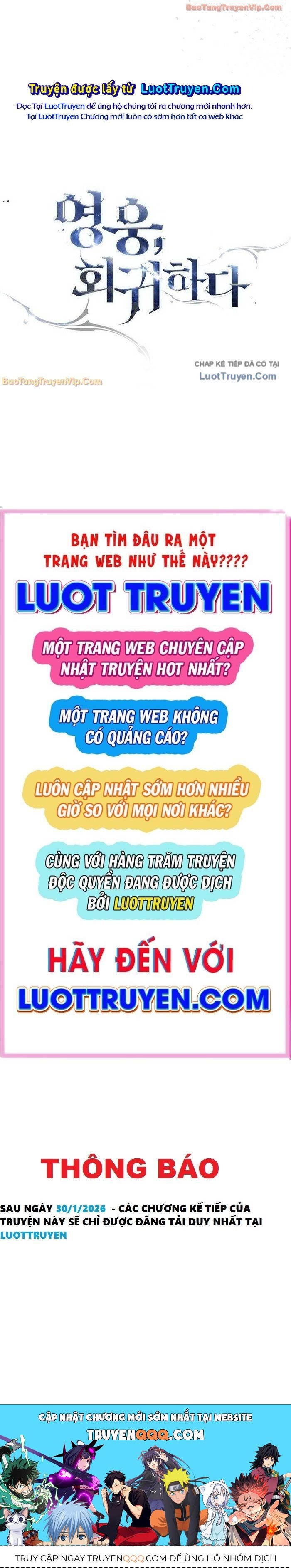 Anh Hùng Trở Về Chap 138 - Next Chap 139