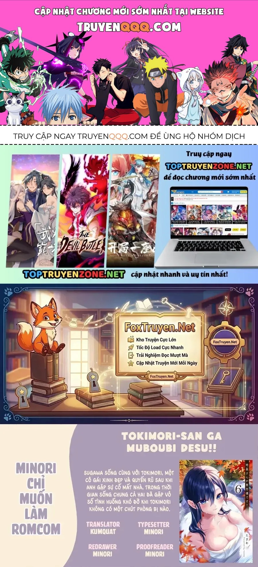Tokimori-San Chẳng Chút Phòng Bị!! Chap 56 - Next Chap 57
