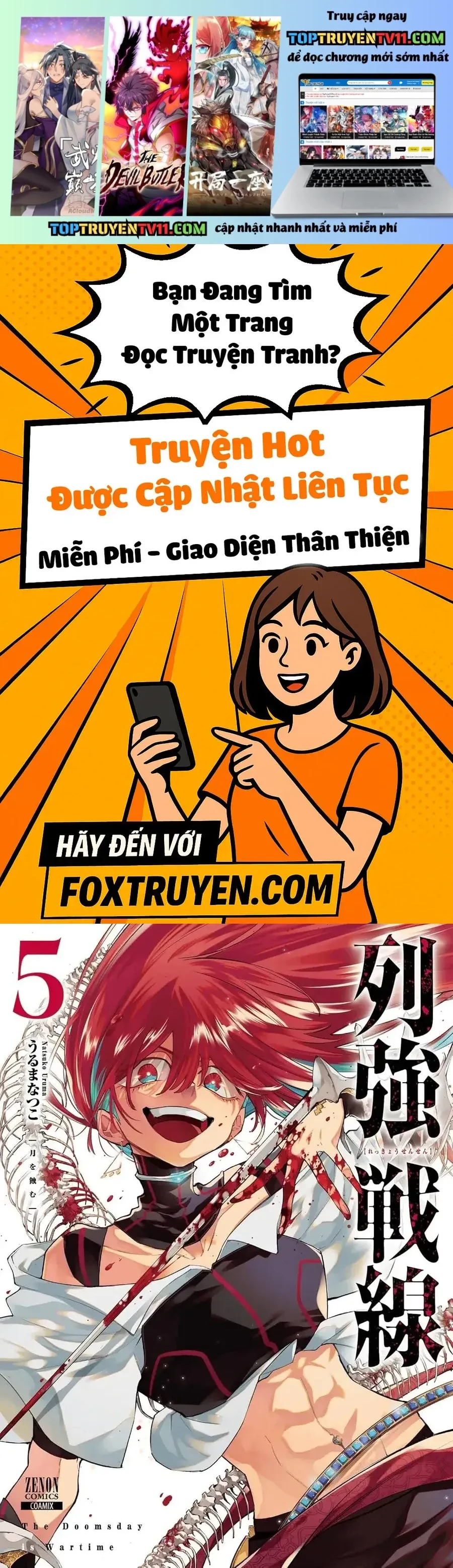 Rekkyou Sensen Chap 18 - Next Chap 19