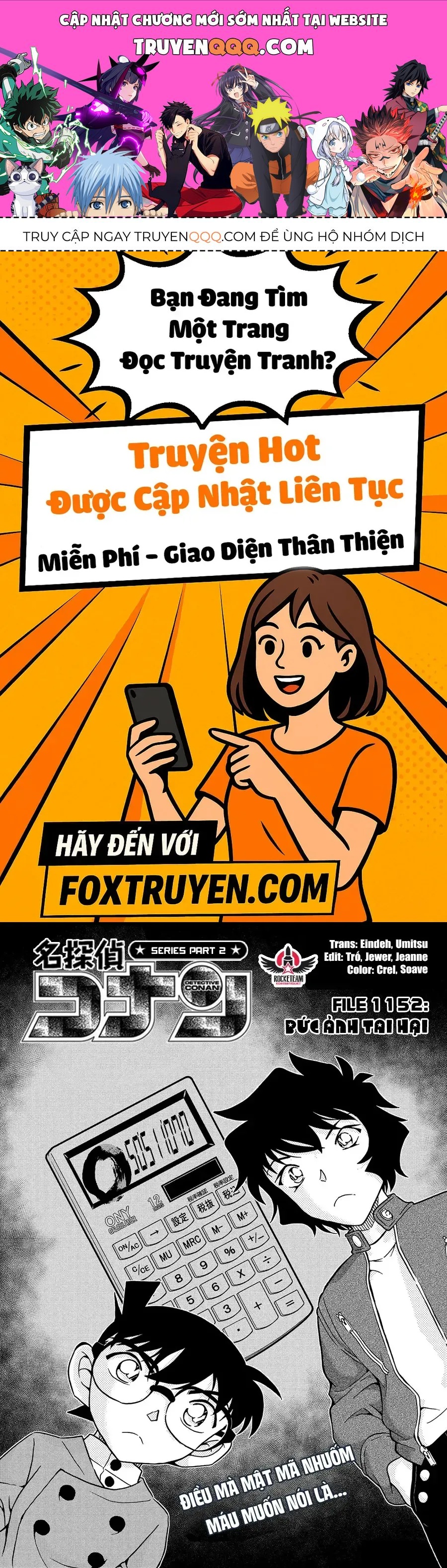 Thám Tử Conan Chap 1152 - Next Chap 1153