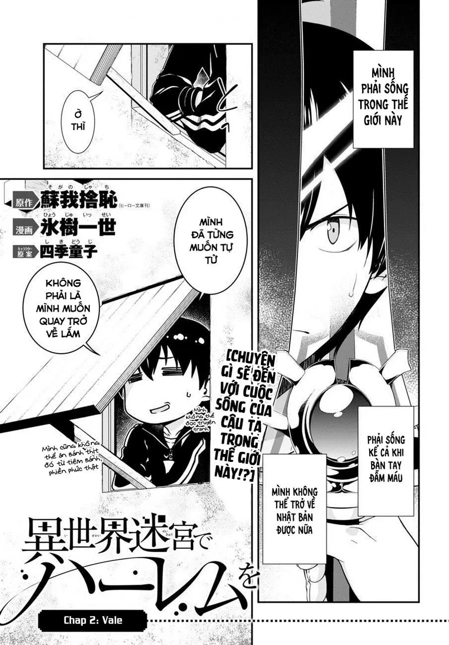 Isekai Meikyuu De Harem Wo Chap 2 - Next Chap 3