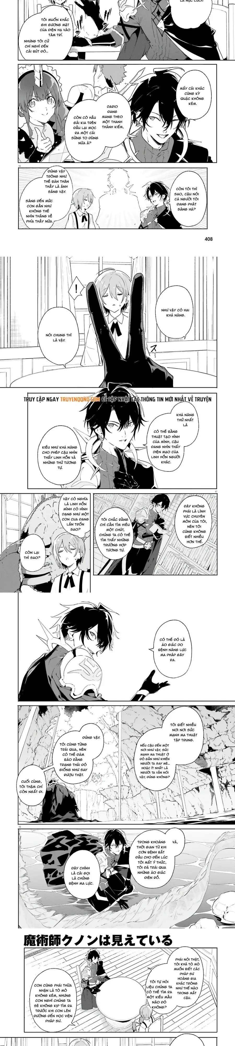 Majutsushi Kunon Wa Miete Iru Chap 13 - Next Chap 14