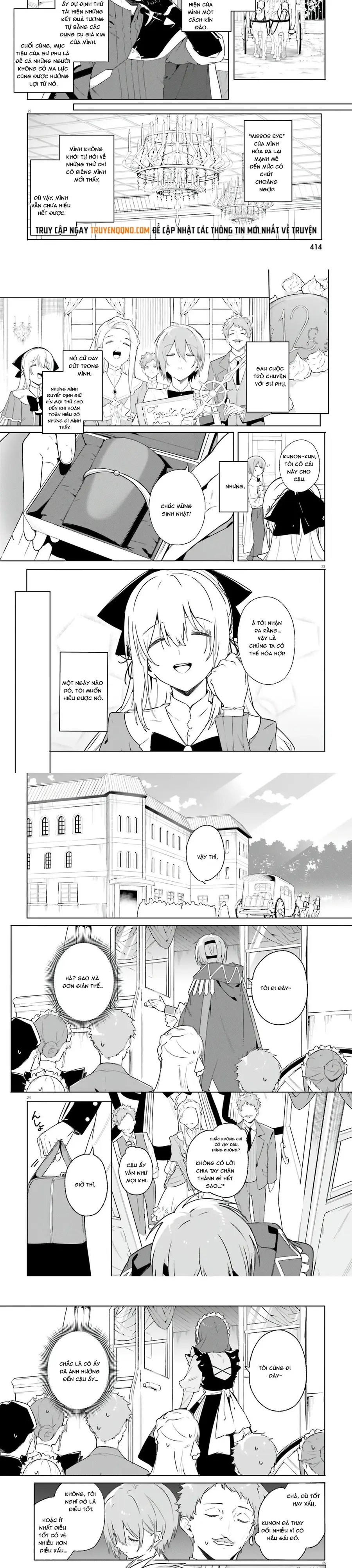 Majutsushi Kunon Wa Miete Iru Chap 13 - Next Chap 14