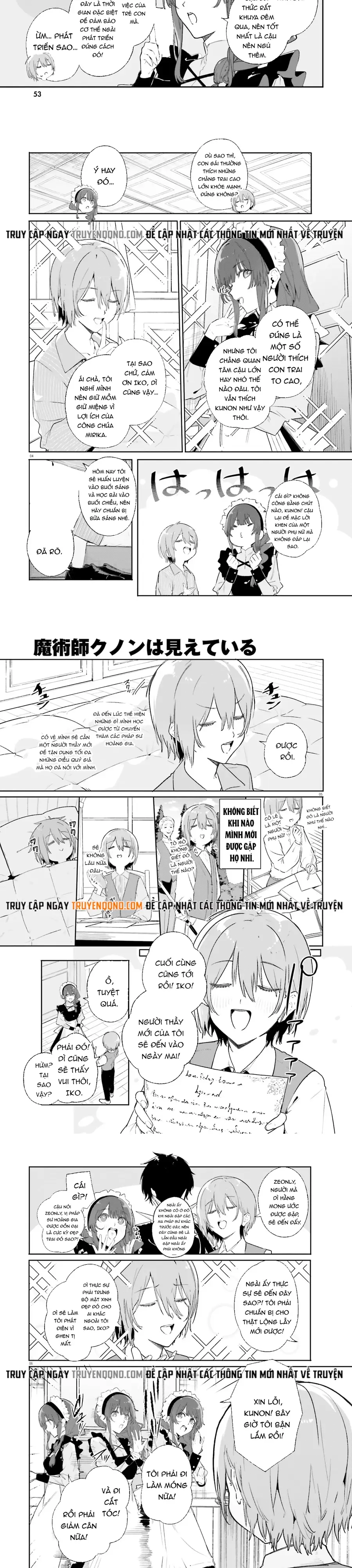 Majutsushi Kunon Wa Miete Iru Chap 10 - Next Chap 11