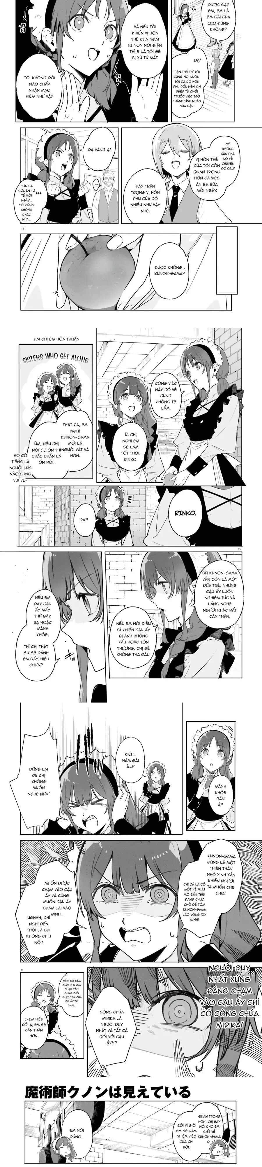 Majutsushi Kunon Wa Miete Iru Chap 14 - Next Chap 15