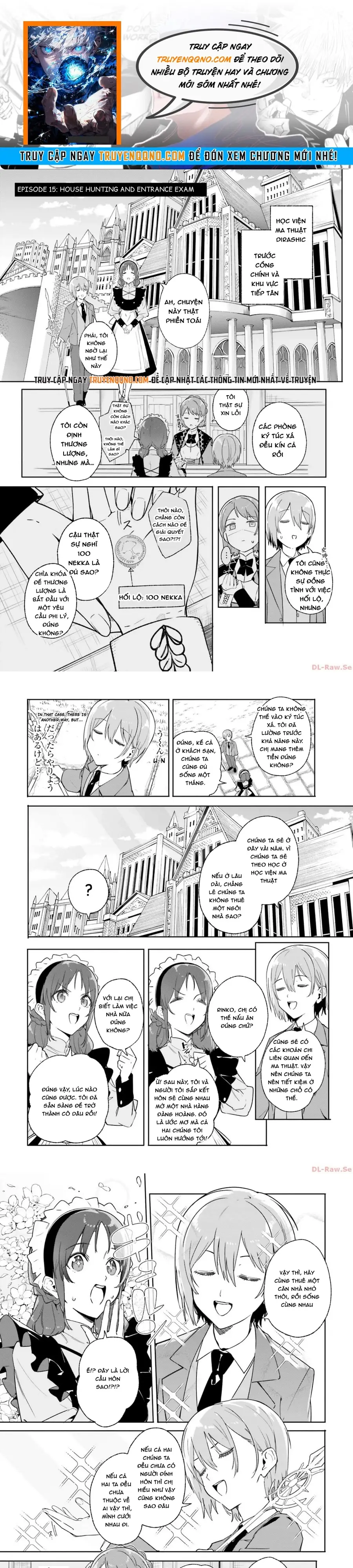 Majutsushi Kunon Wa Miete Iru Chap 15 - Next Chap 16
