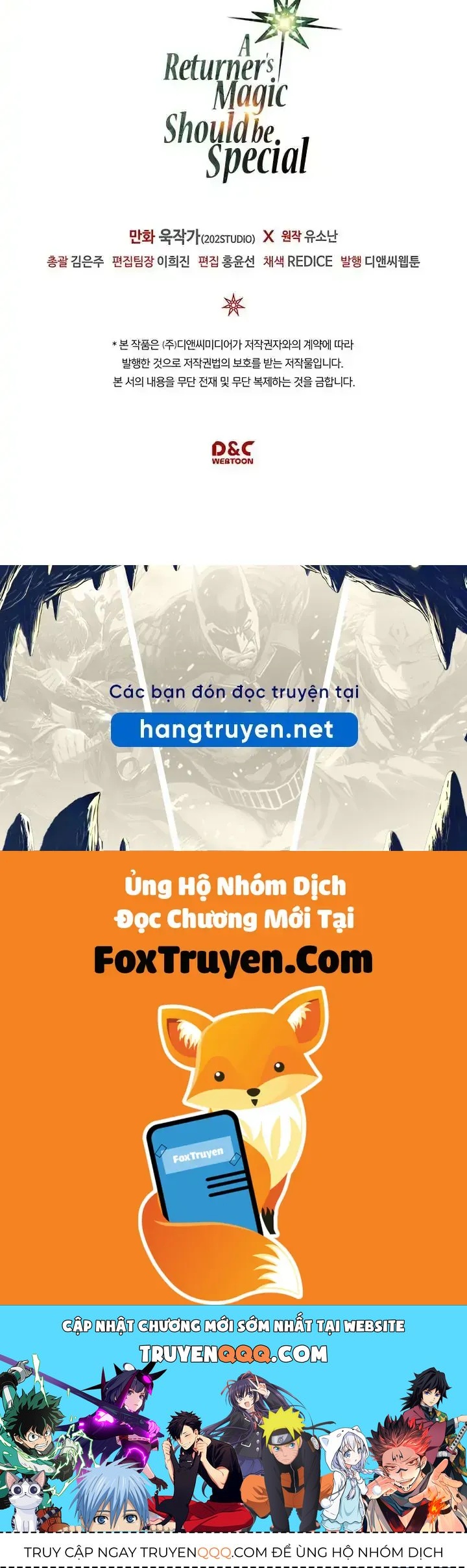 Phép Thuật Của Người Trở Về Phải Đặc Biệt Chap 73 - Next Chap 74