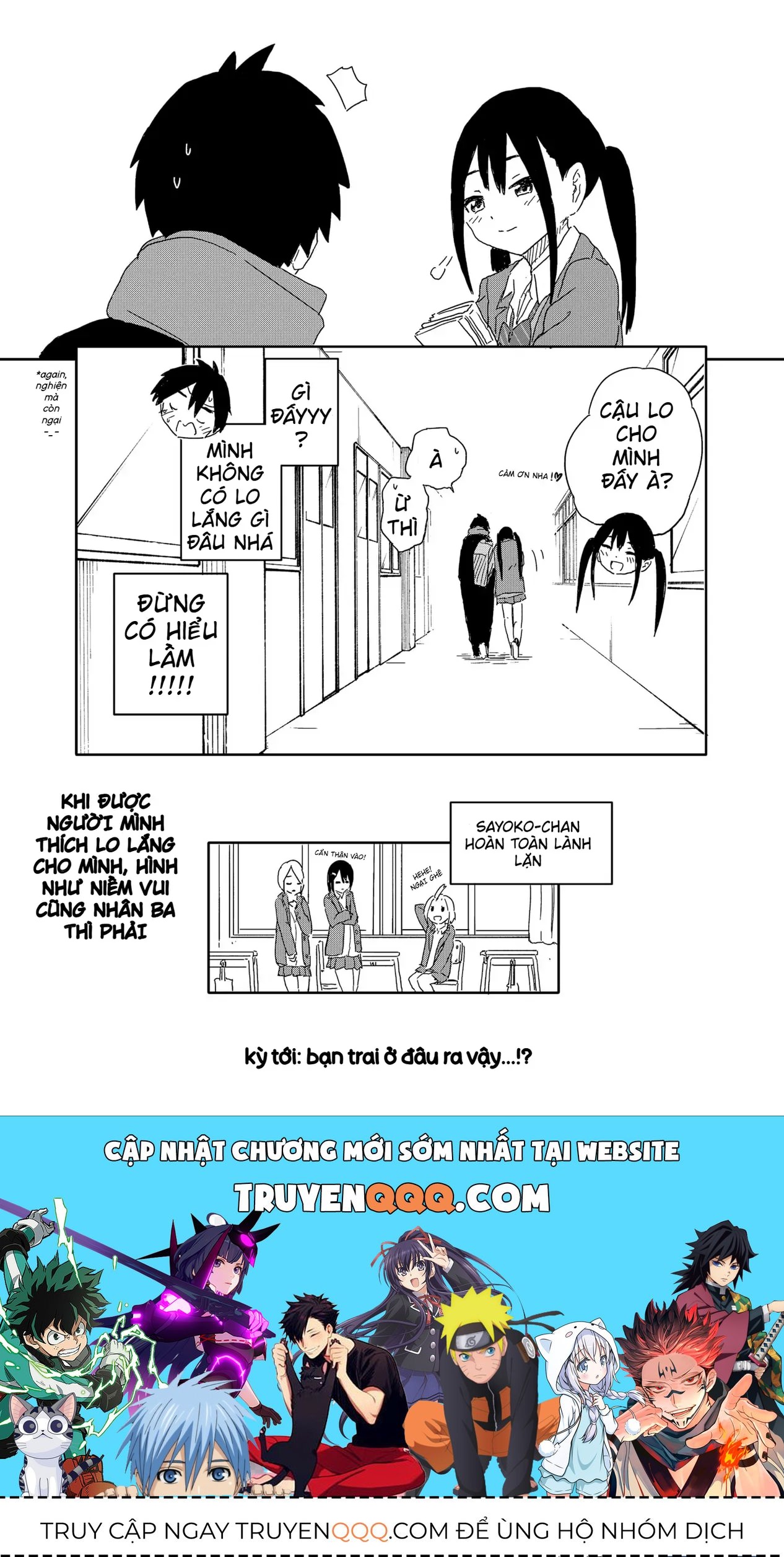 Dừng Lại Đi! Không Mình Đổ Cậu Mất !!! Chap 4 - Next Chap 5