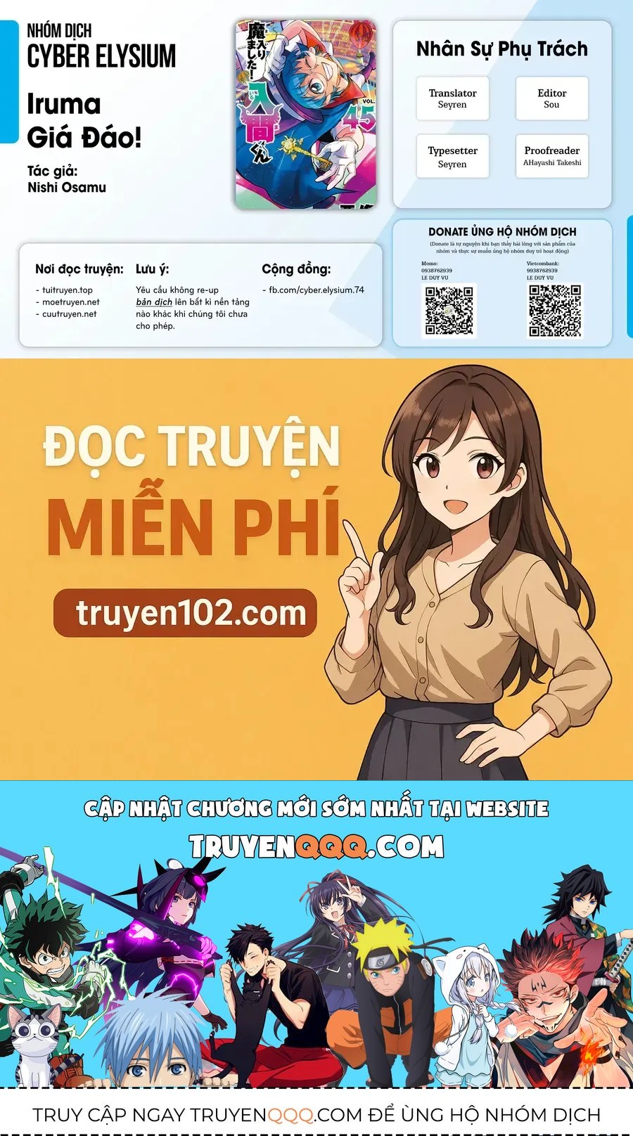 Chào Mừng Cậu Đến Trường Iruma-Kun Chap 439 - Next Chap 440