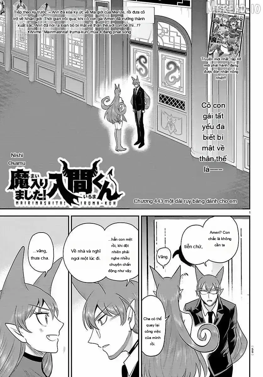 Chào Mừng Cậu Đến Trường Iruma-Kun Chap 443 - Next Chap 444