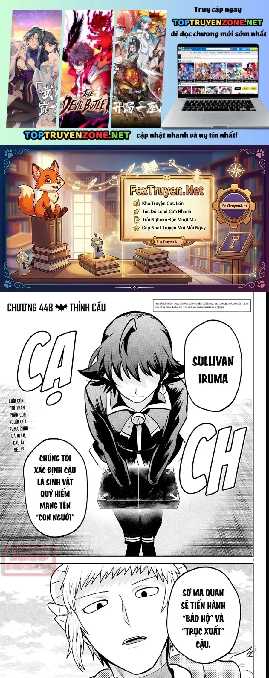 Chào Mừng Cậu Đến Trường Iruma-Kun Chap 448 - Next Chap 449