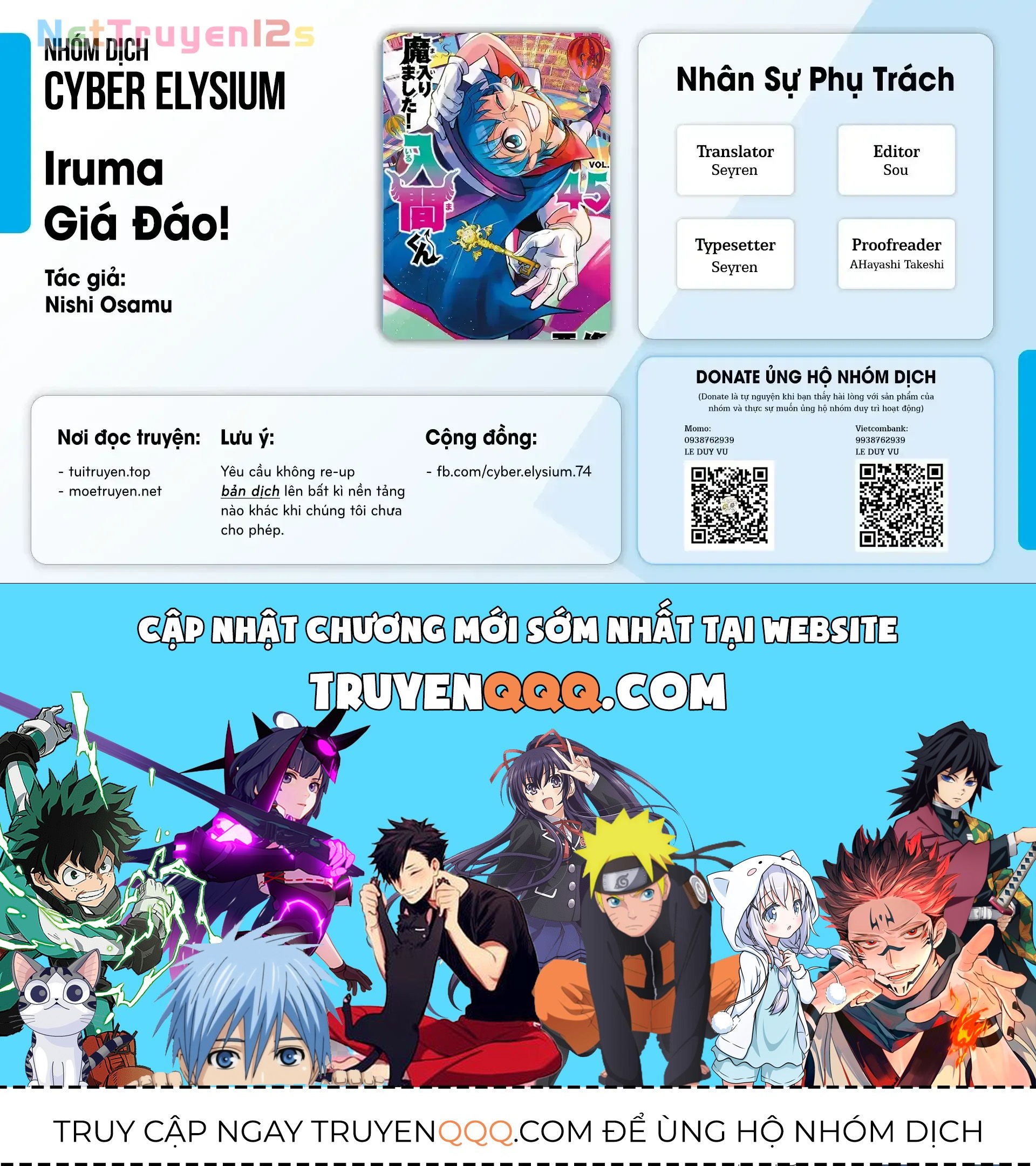 Chào Mừng Cậu Đến Trường Iruma-Kun Chap 453 - Next Chap 454