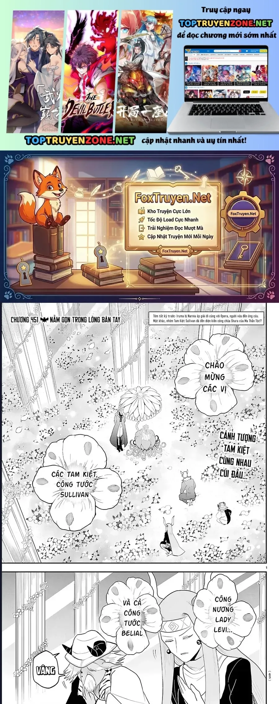 Chào Mừng Cậu Đến Trường Iruma-Kun Chap 451 - Next Chap 452