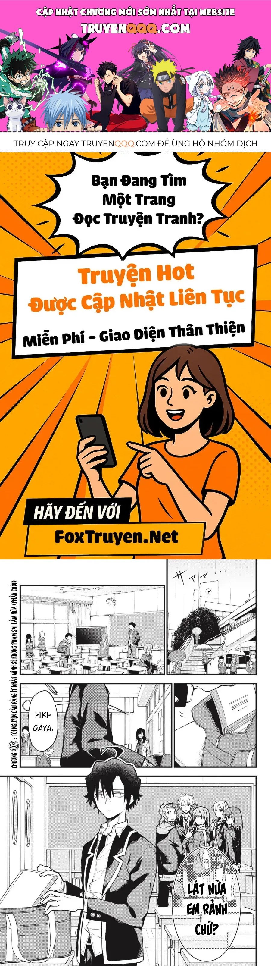 Chuyện Tình Thanh Xuân Bi Hài Của Tôi Quả Nhiên Là Sai Lầm Chap 103 - Next Chap 104