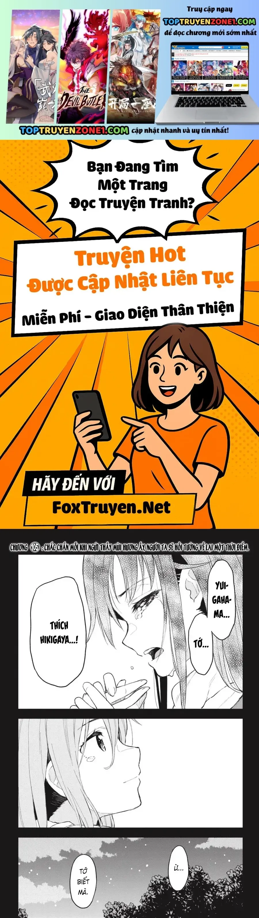 Chuyện Tình Thanh Xuân Bi Hài Của Tôi Quả Nhiên Là Sai Lầm Chap 105 - Next Chap 106