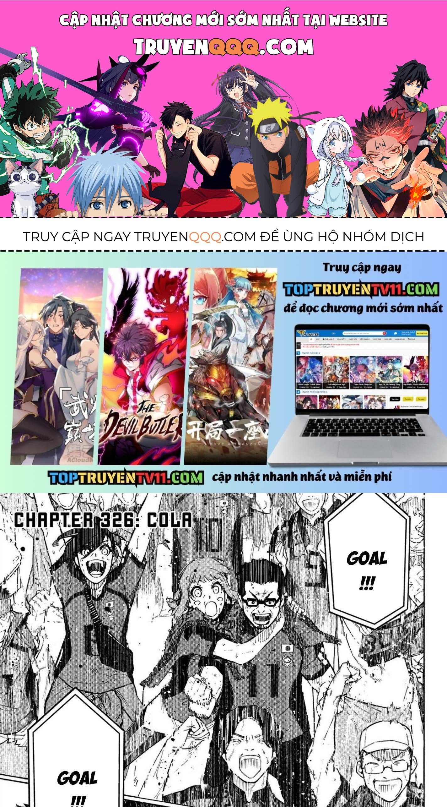 Thiên Tài Bóng Đá, Tiền Đạo Số 1 Chap 326 - Next Chap 327