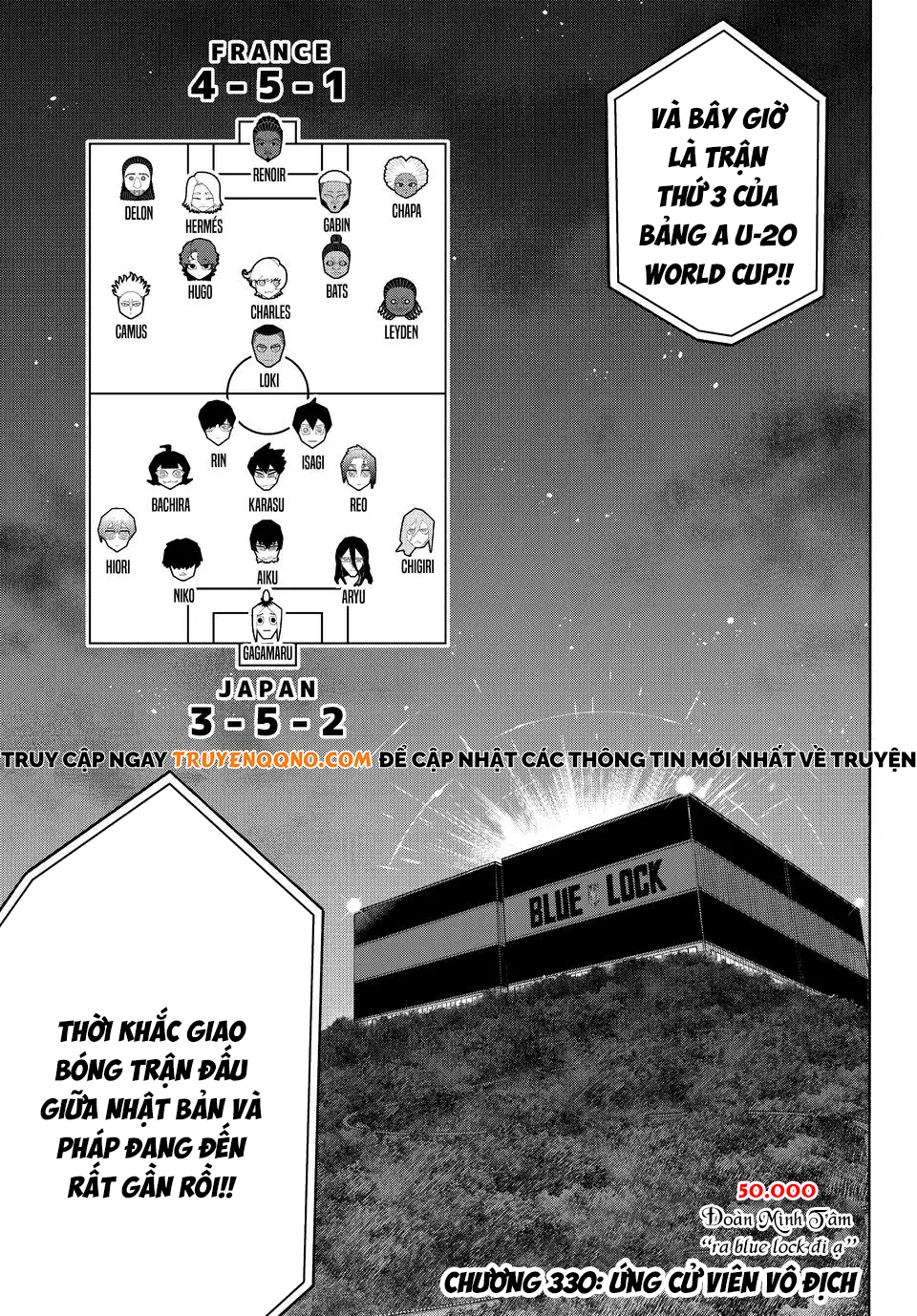 Thiên Tài Bóng Đá, Tiền Đạo Số 1 Chap 330 - Next Chap 331