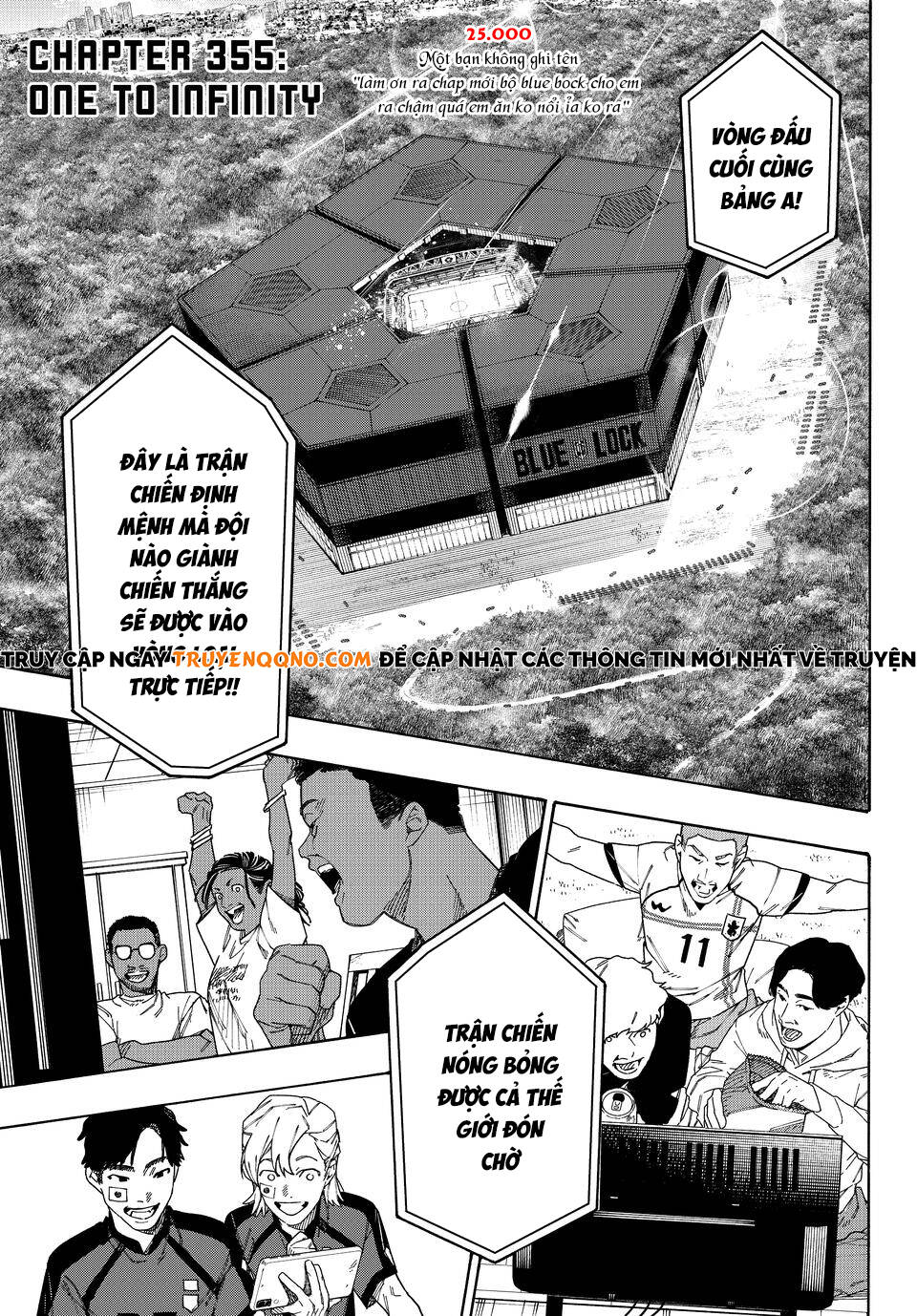 Thiên Tài Bóng Đá, Tiền Đạo Số 1 Chap 355 - Next Chap 356