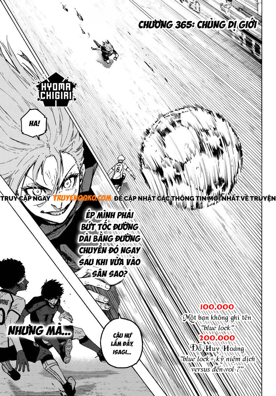 Thiên Tài Bóng Đá, Tiền Đạo Số 1 Chap 365 - Next Chap 366