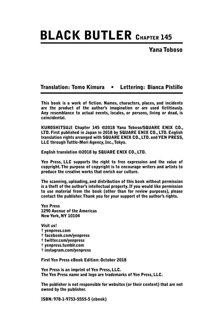Kuroshitsuji Chap 145 - Next Chap 146
