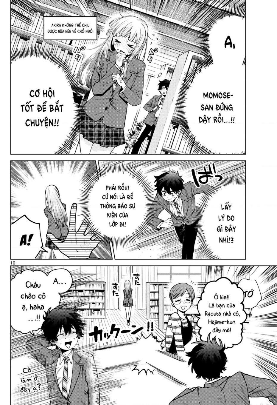 Mối Tình Đầu Đầy Trắc Trở Của Momose Akira Chap 15 - Next Chap 16