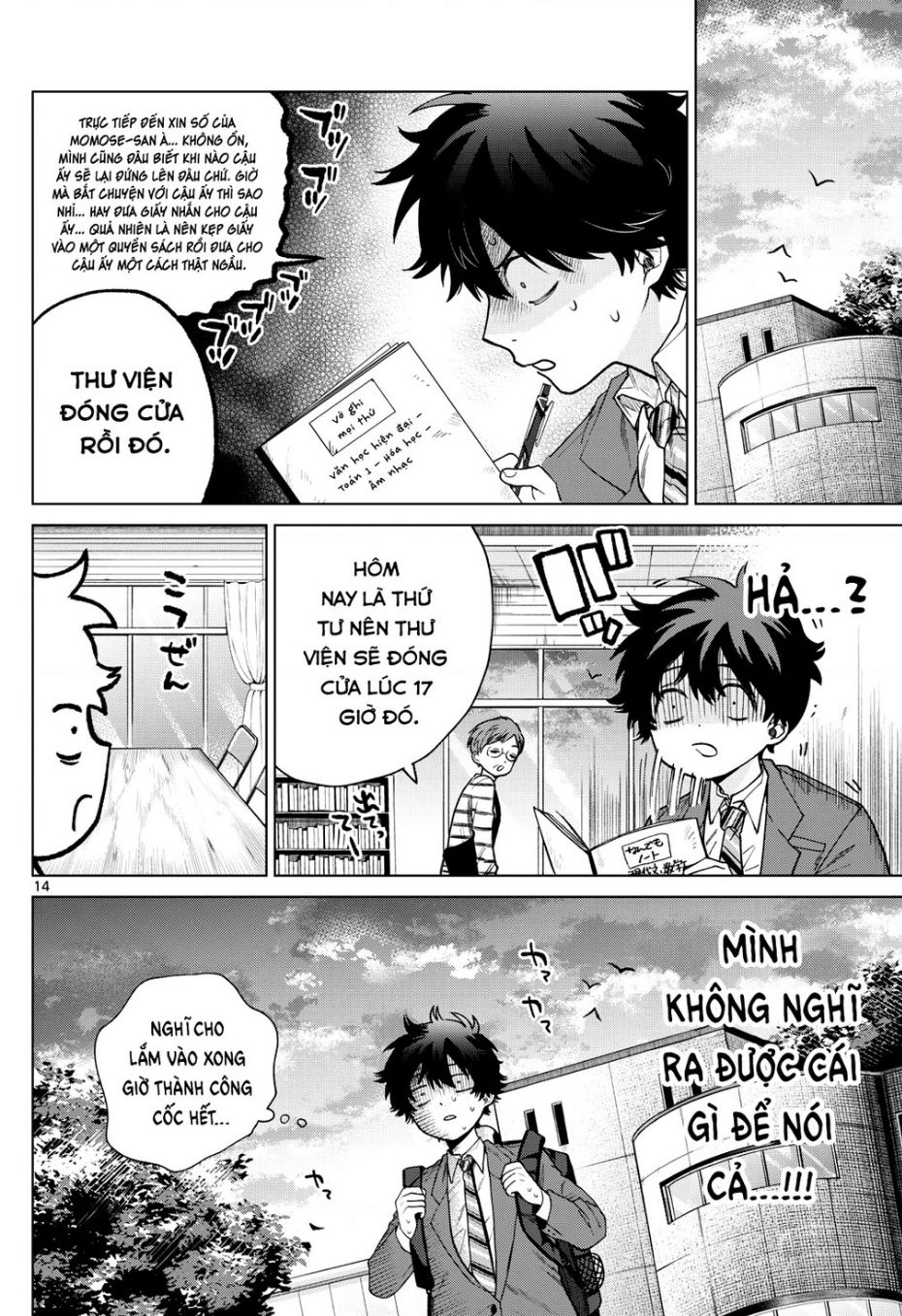 Mối Tình Đầu Đầy Trắc Trở Của Momose Akira Chap 15 - Next Chap 16