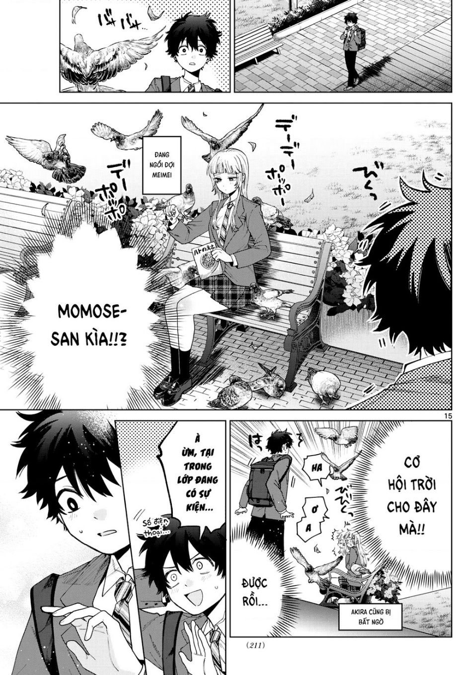Mối Tình Đầu Đầy Trắc Trở Của Momose Akira Chap 15 - Next Chap 16