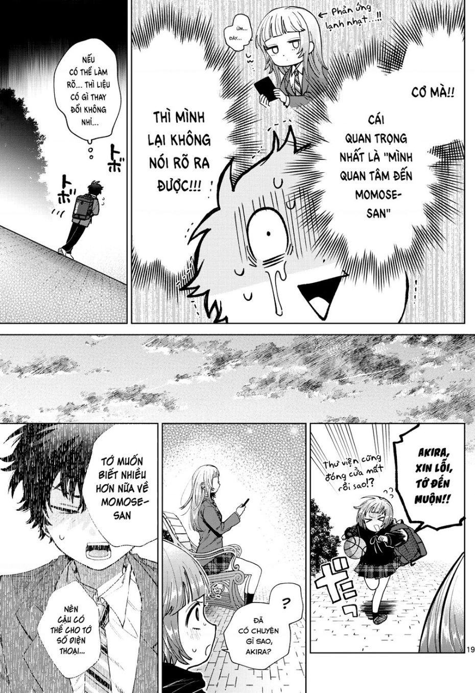 Mối Tình Đầu Đầy Trắc Trở Của Momose Akira Chap 15 - Next Chap 16